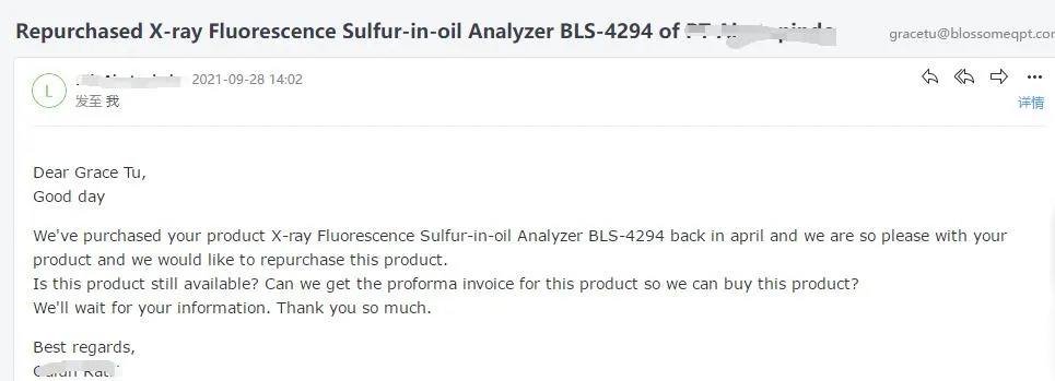 ASTM D4294 X-ray Fuels and Lubricants Oil Sulfur Analyzer