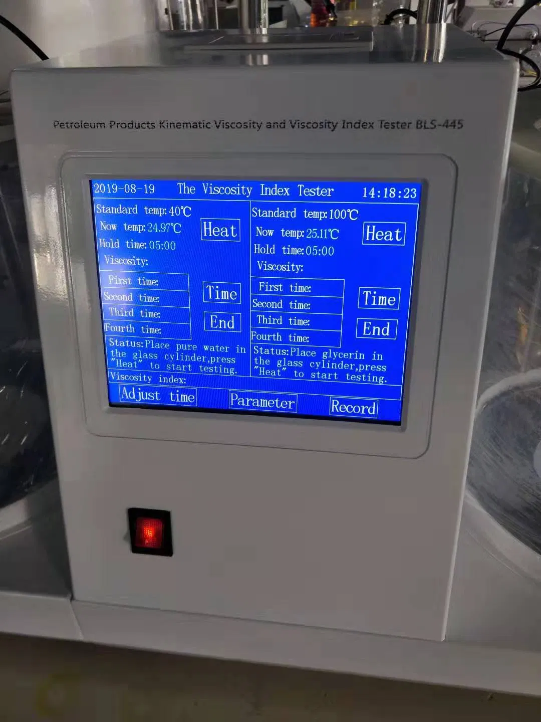 ASTM D445 Engine Oil Kinematic Viscosity Meter with Viscosity Index Measuring