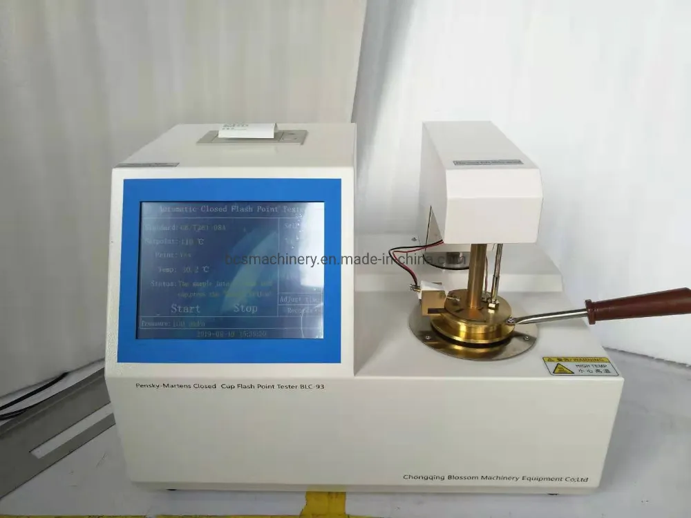 ASTM D93 Base Oil Close Cup Flash Point Testing Equipment