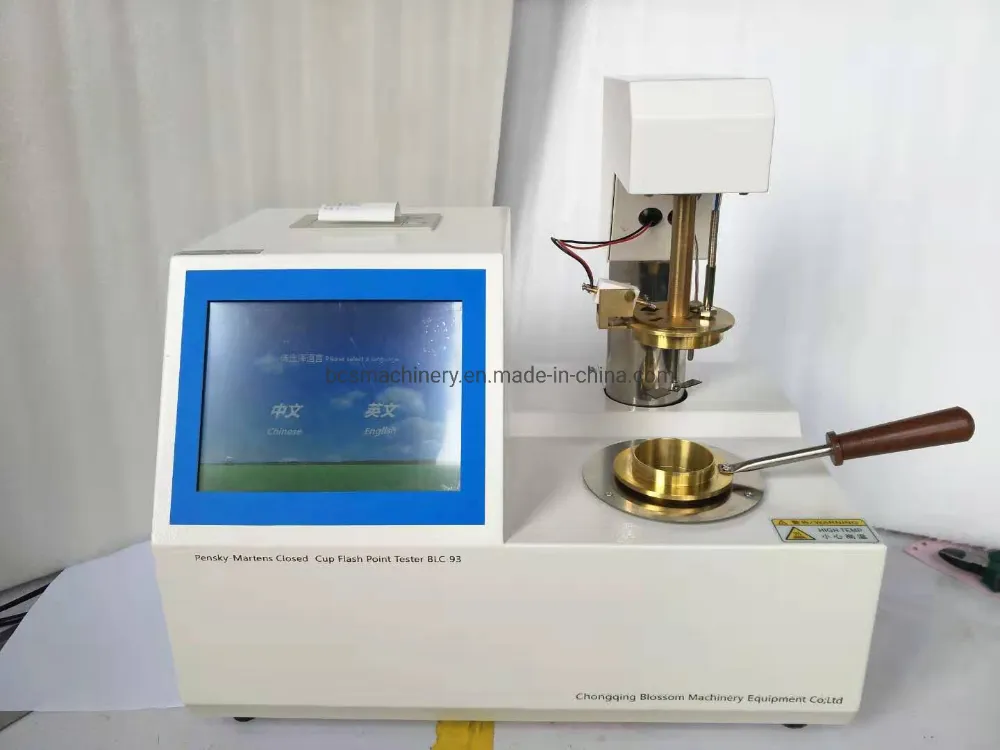 ASTM D93 Base Oil Close Cup Flash Point Testing Equipment