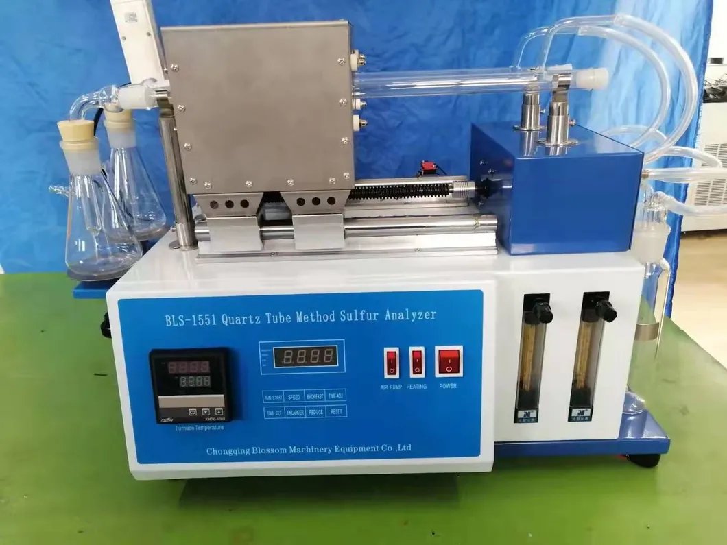 Laboratory ASTM D1551 Quartz-Tube Method Dark Petroleum Crude Oil Sulfur Analyzer