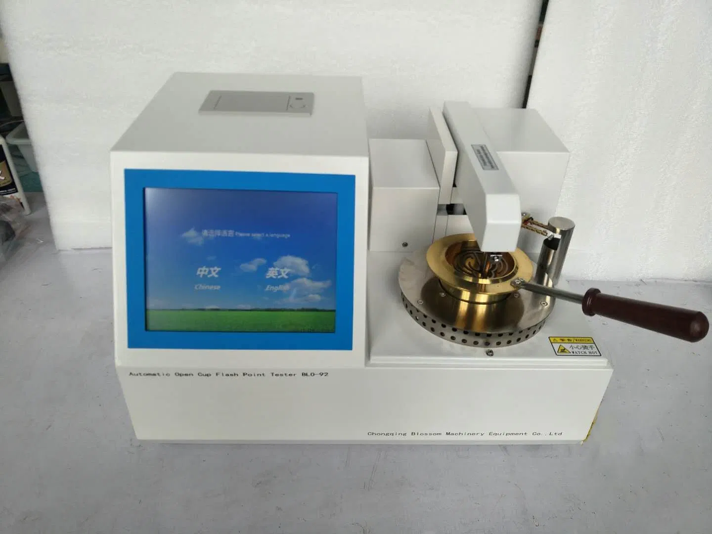 LCD Display Engine Oil Motor Oil Automatic Flash Point Test Equipment (Open Cup)