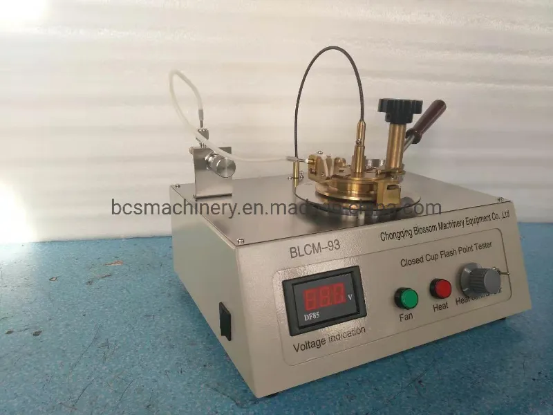 Manual Type Cleveland Open Cup Flash Point Tester for Fuels and Lubricants or Oil